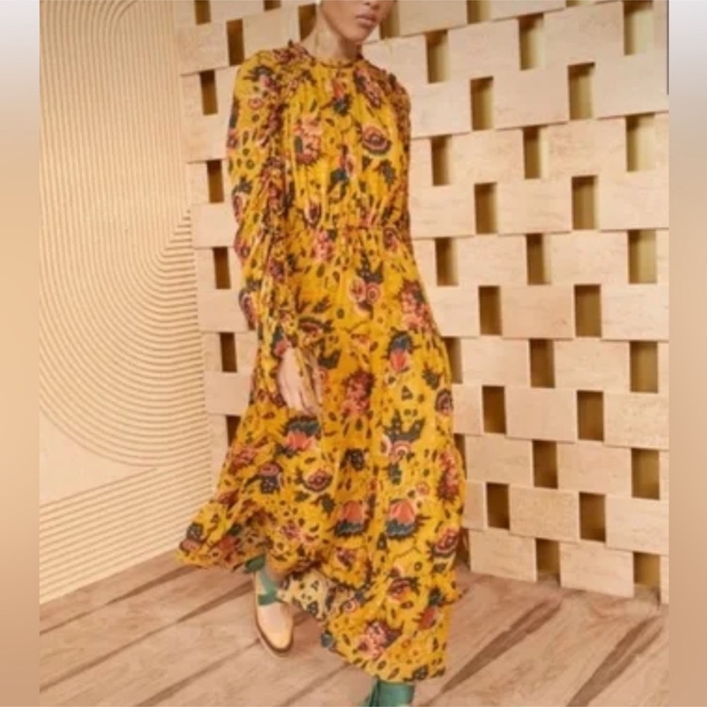 NWT Ulla Johnson Noelle Midi Dress Sz 8